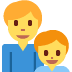 Father and son icon